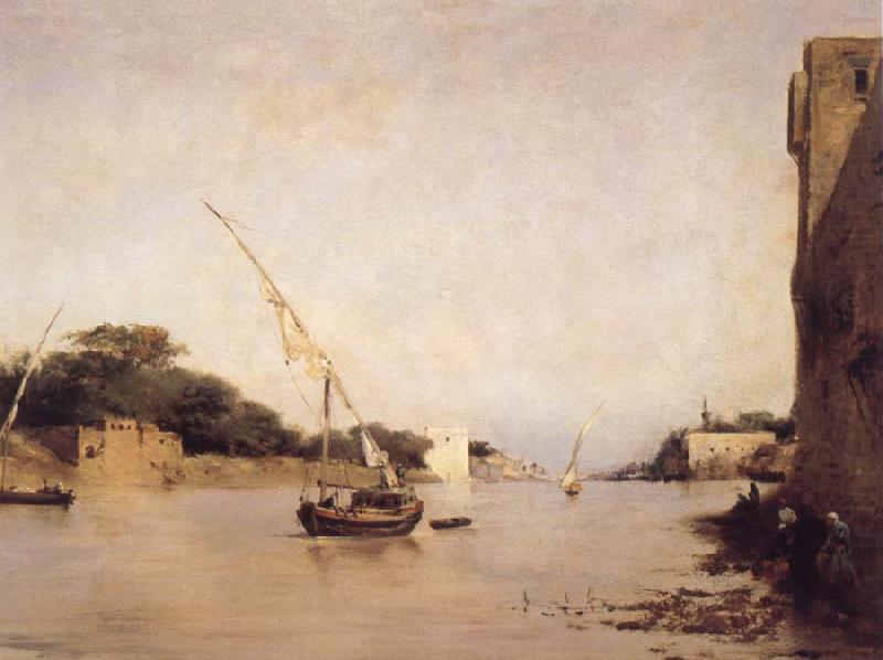 View of the Nile, Eugene Fromentin